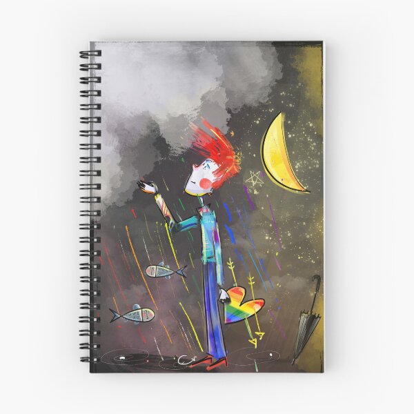 Item preview, Artistic colorful rainbow heart in the night sky designed and sold by eva-daniil.