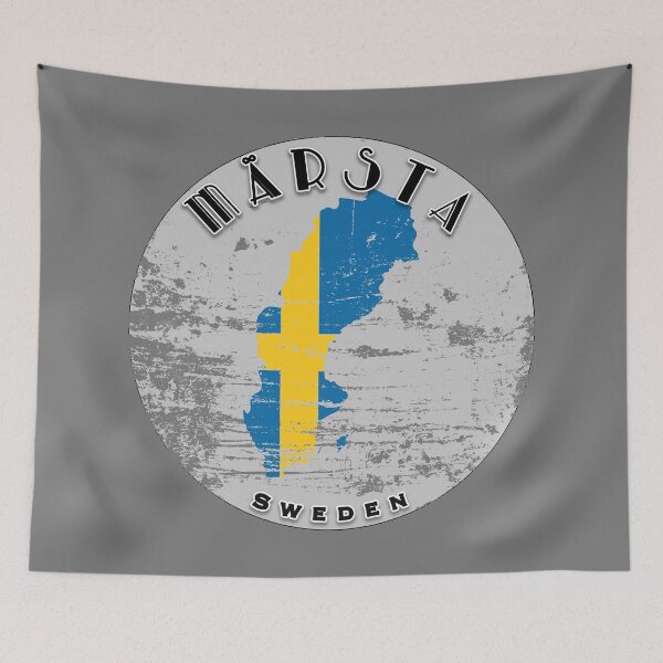 Item preview, Märsta Sweden Flag Worn  designed and sold by World Designs.