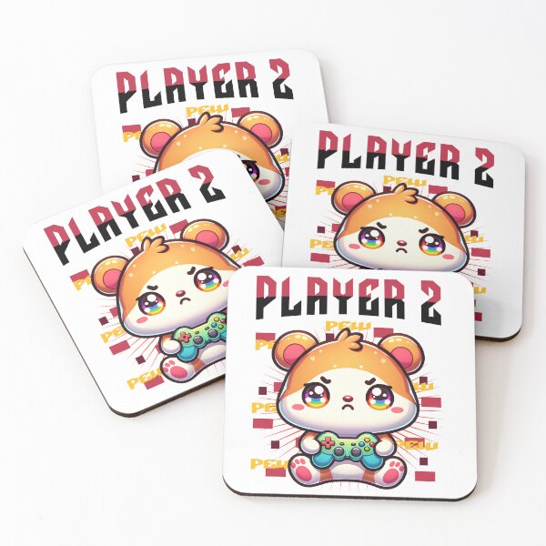 Item preview, Player 2 Funny Gaming Quote - Hilarious Kawaii Gamer designed and sold by 2ndSketch.