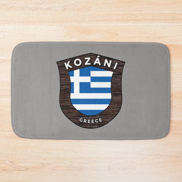 Item preview, Kozáni Greece Emblem Flag designed and sold by World Designs.