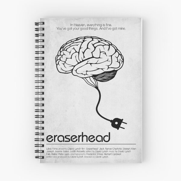Item preview, Eraserhead by David Lynch with Jack Nance, Charlotte Stewart, 1977. Surrealist avantgarde horror cult movie art quote designed and sold by cinemadnesshirt.
