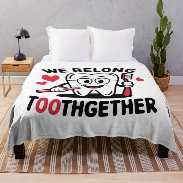 Item preview, We belong toothgether happy valentines day 2025 designed and sold by VividDripCo.