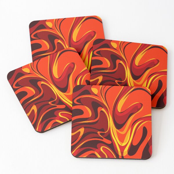 Item preview, Abstract Fire Lava Magma designed and sold by Elsy's Art.