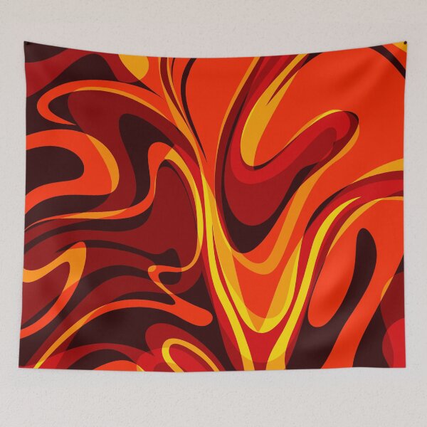 Item preview, Abstract Fire Lava Magma designed and sold by Elsy's Art.