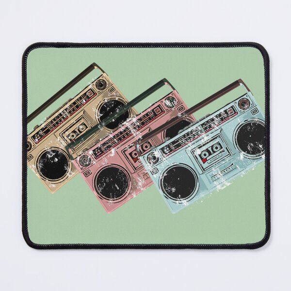 Item preview, Pink teal boomboxes designed and sold by TaraPen.