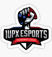 1UPX ESports Logo (for dark material) Sticker