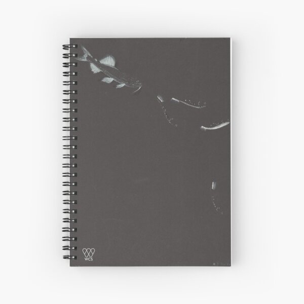 Hudson Canyon Snaggletooth Pursuing Lanternfish by Night Spiral Notebook