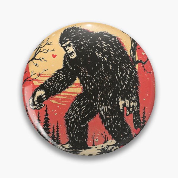 Item preview, Bigfoot Valentines Sasquatch Love Sun designed and sold by SStarDesigns.