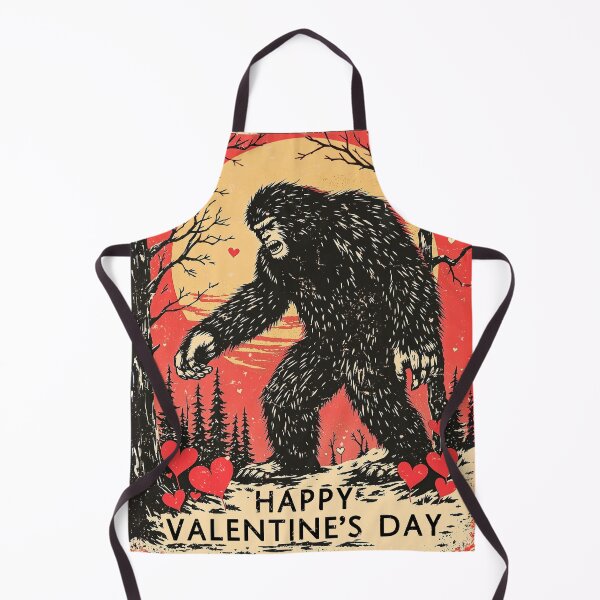 Item preview, Bigfoot Valentines Sasquatch Love Sun designed and sold by SStarDesigns.
