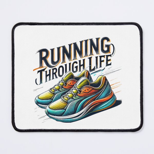 Item preview, Running Through Life - Running Sneakers Design designed and sold by Designeerguy.
