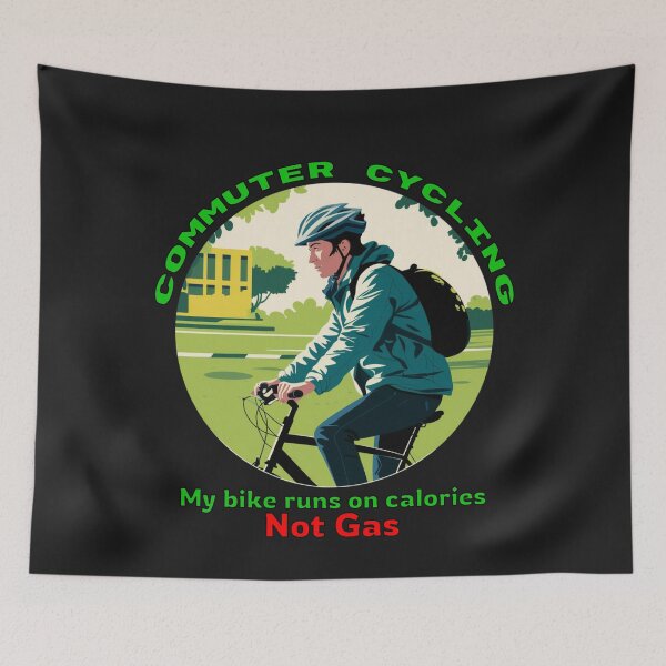 Item preview, Commuter Cycling graphic design designed and sold by JennyFinns.