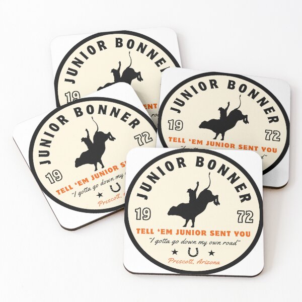 Item preview, Junior Bonner Sticker designed and sold by StudioCerulean.