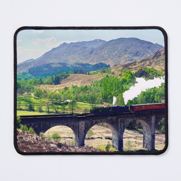Item preview, The Jacobite Train over the Viaduct at Glenfinnan Scotland designed and sold by Adam Gormley.