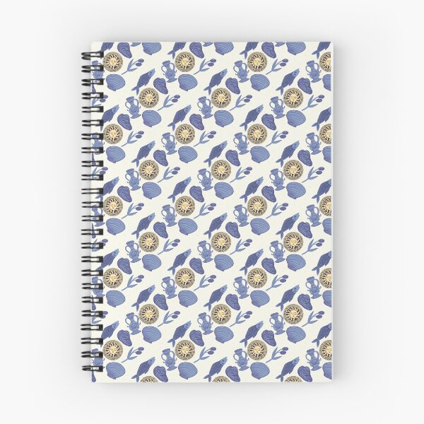 Item preview, Mediterranean Dream Pattern – Sun, Sea, and Olive Aesthetic - Illustration Jemma Jamie Skidmore  designed and sold by Jemma Jamie Skidmore.