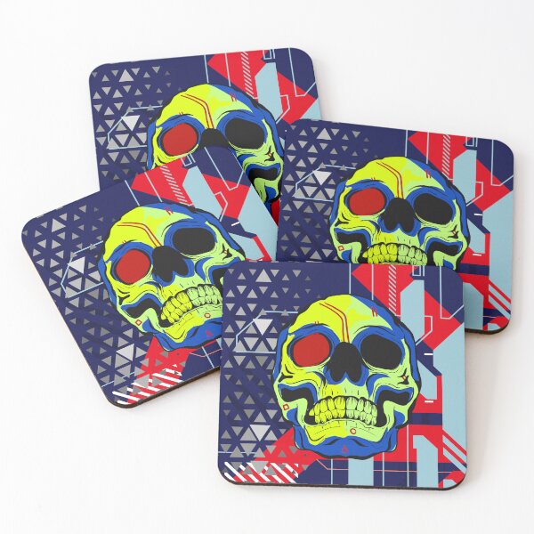Item preview, Cyberpunk Skull Art designed and sold by HotBloopTeez.