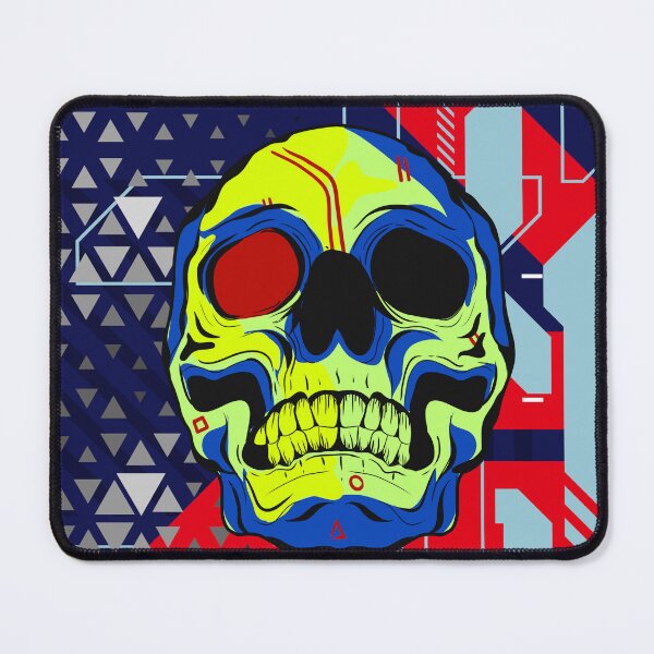 Item preview, Cyberpunk Skull Art designed and sold by HotBloopTeez.
