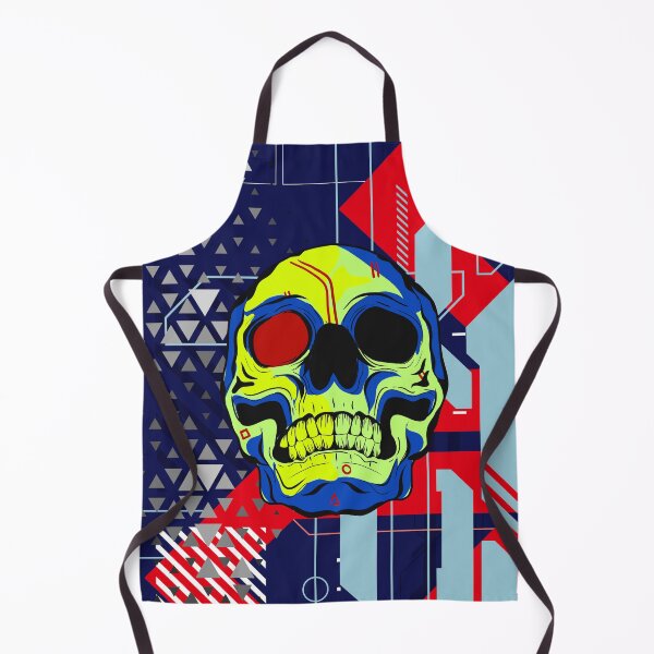 Item preview, Cyberpunk Skull Art designed and sold by HotBloopTeez.