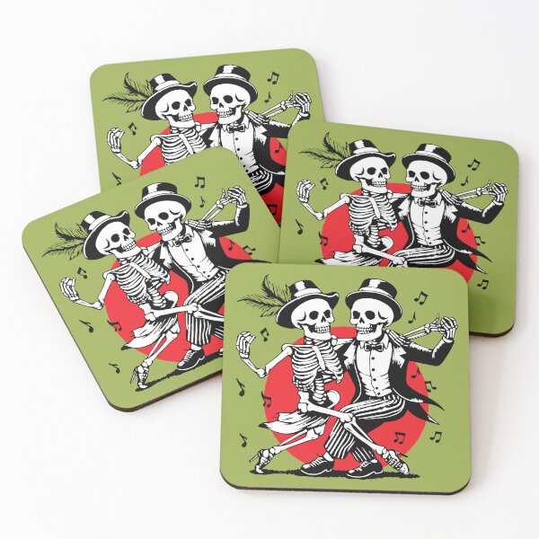Item preview, Two skeletons do the last tango. designed and sold by KoandZo.