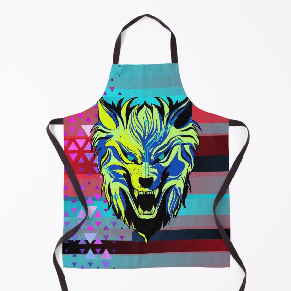 Artikelvorschau, Cyberpunk Wolf Art entworfen und verkauft von HotBloopTeez.