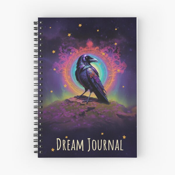 Item preview, Magical Crow Dream Journal designed and sold by MoonlitMystic.