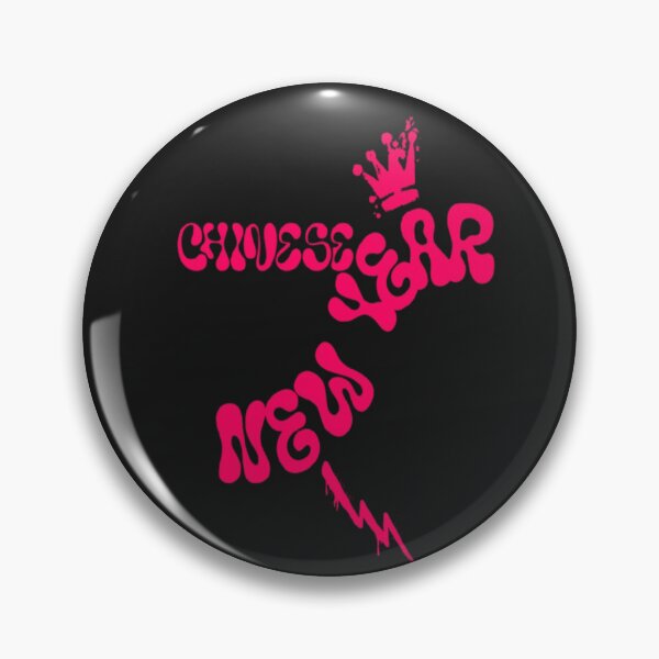 Item preview, Hot Pink Neon Chinese New Year: Good Fortune & Good Luck Design designed and sold by InspiredCreatives.