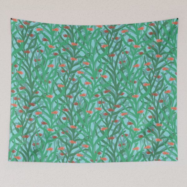 Item preview, Kelp Forest - Turquoise  designed and sold by marialindemann.