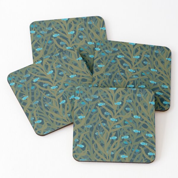 Item preview, Kelp Forest - Teal  designed and sold by marialindemann.