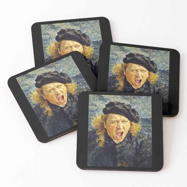Item preview, Van Gogh Style Screaming Sam Kinison Portrait  designed and sold by Mystikos Art.