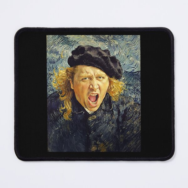 Item preview, Van Gogh Style Screaming Sam Kinison Portrait  designed and sold by Mystikos Art.