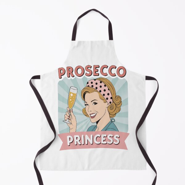 Item preview, Prosecco Princess Luxurious Chic Elegant Wine Lover Funny designed and sold by PunnyProducts.
