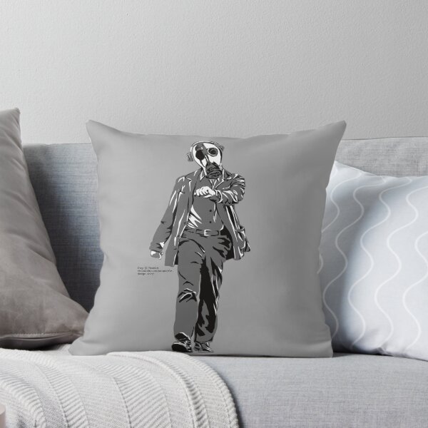 Item preview, meme walking w/ gas mask headphones designed and sold by Funt-Case.