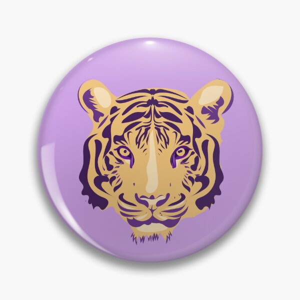 Item preview, Purple and Gold tiger  designed and sold by onthebayou2025.