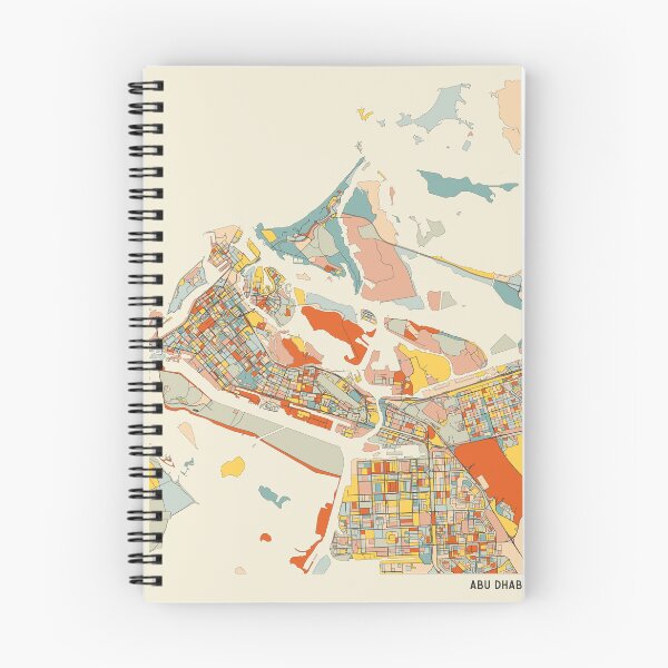 Item preview, Abu Dhabi - United Arab Emirates - Street Map designed and sold by countercolour.