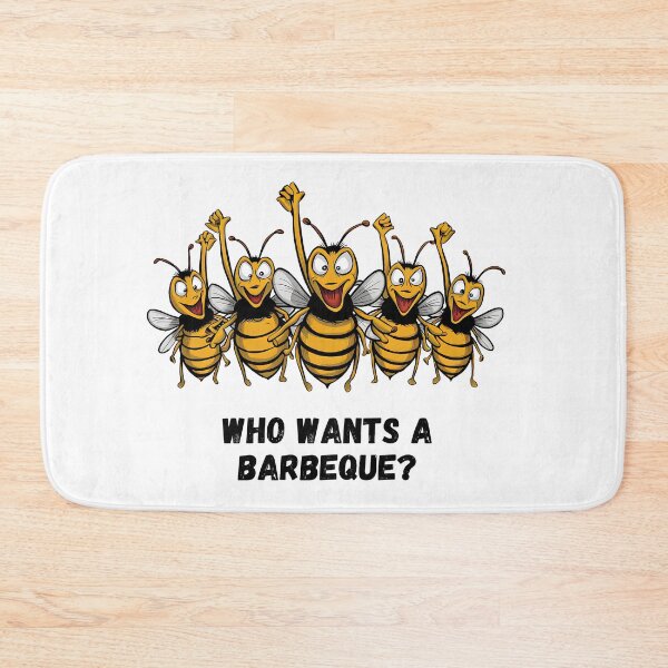 Item preview, FUNNY WASPS, WHO WANTS A BARBEQUE designed and sold by Danicus666.