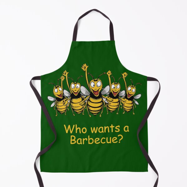 Item preview, FUNNY WASPS, WHO WANTS A BARBEQUE designed and sold by Danicus666.