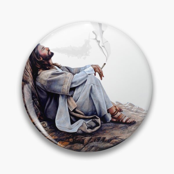 Item preview, Jesus Christ smoking designed and sold by riosaygili.