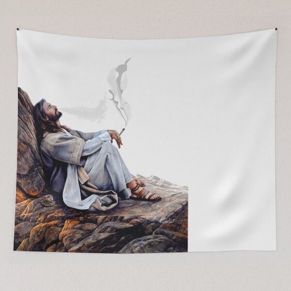 Item preview, Jesus Christ smoking designed and sold by riosaygili.