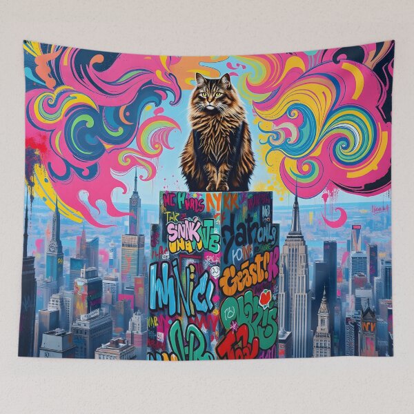 Item preview, Maine Coon Takes Manhattan designed and sold by DarkJuliettes.