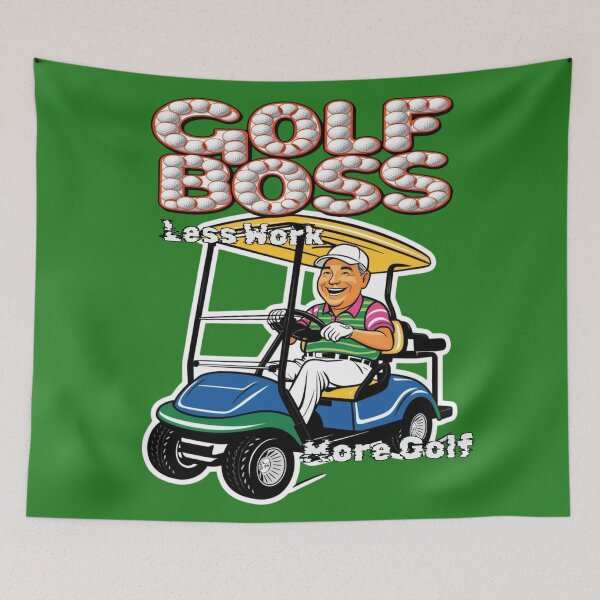 Item preview, Golf Boss graphic design designed and sold by JennyFinns.