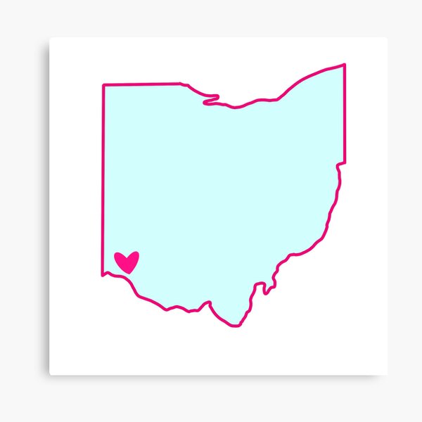 Item preview, Cincinnati Ohio in Pink and Blue designed and sold by Rayre1997.