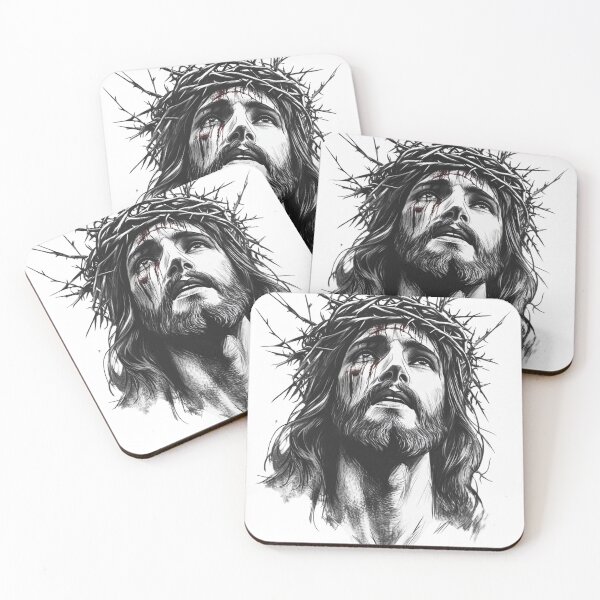 Item preview, JESUS wearing a crown of thornes designed and sold by GearGrafix.