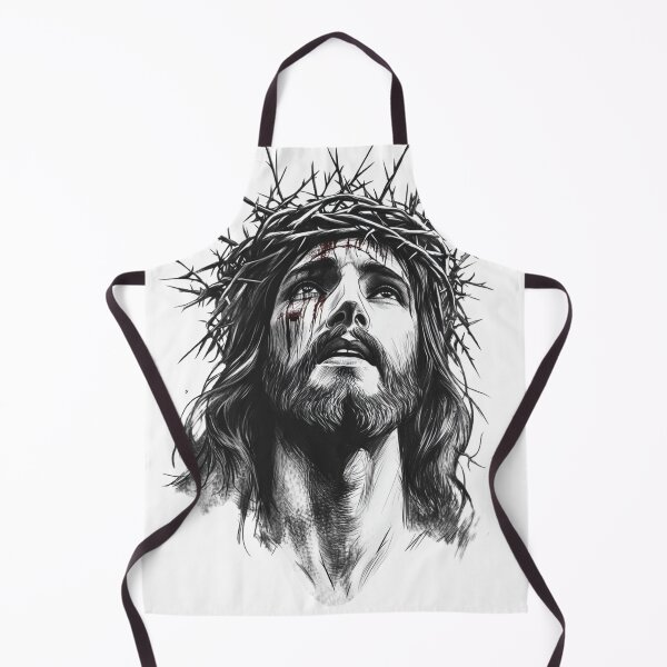 Item preview, JESUS wearing a crown of thornes designed and sold by GearGrafix.