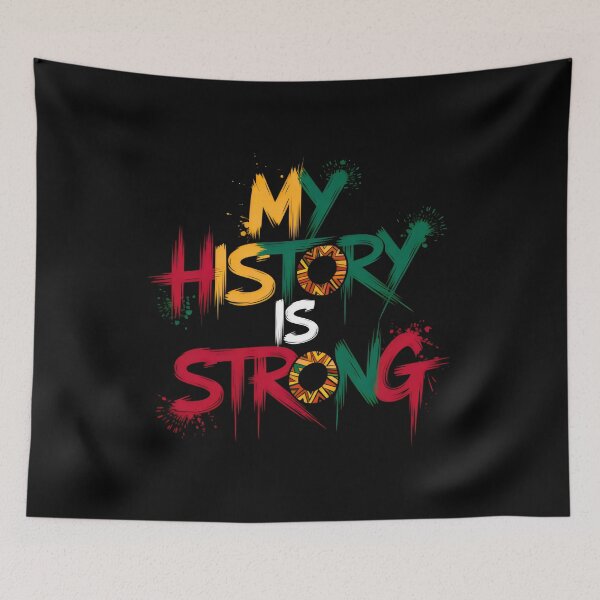 Artikelvorschau, Meine Geschichte ist stark Black History Month 2025 entworfen und verkauft von VividDripCo.