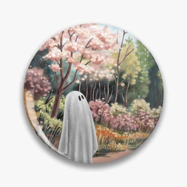 Aperçu de l'œuvre Fantôme dans un jardin fleuri 185 créée et vendue par Ghosture.