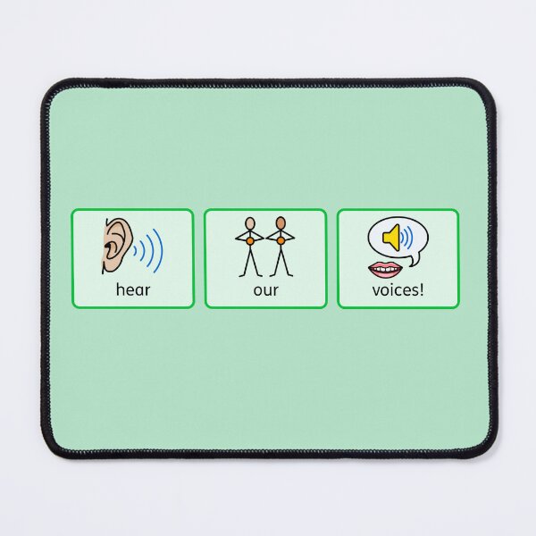 Item preview, Hear our voices - green designed and sold by Reuniting Designs.