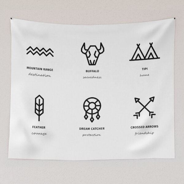 Item preview, Native American Symbol Minimalist designed and sold by SPACE MONO CO.
