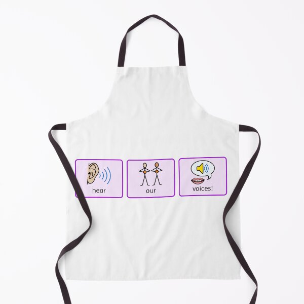 Item preview, Hear our voices Symbol - purple designed and sold by Reuniting  Designs.