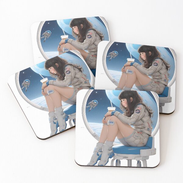 Item preview, lonely space girl designed and sold by aliraweb.