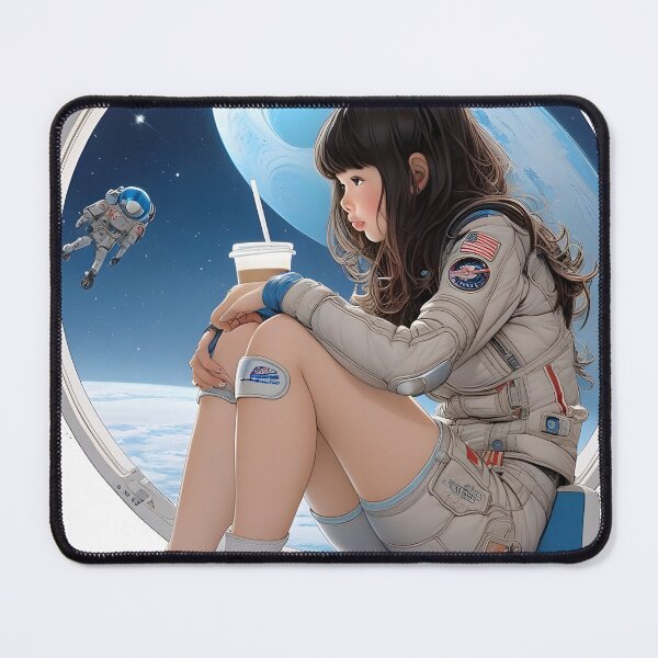 Item preview, lonely space girl designed and sold by aliraweb.