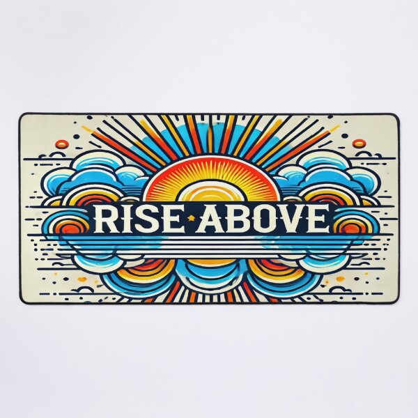 Item preview, Rise Above Motivational Design for Apparel designed and sold by Dhiraj12.